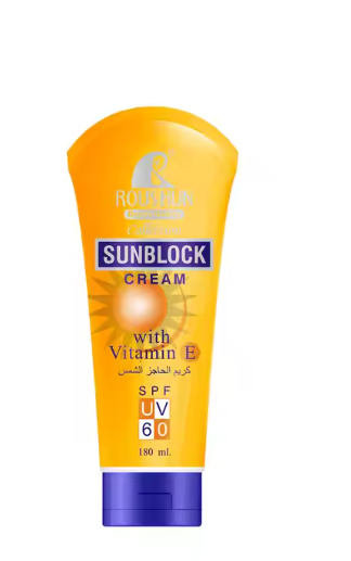 Protector Solar 60SPF Vitamina E 180ML  ROUSHUN