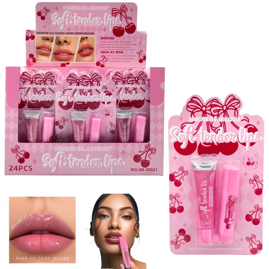 Lip Gloss + Magic Lip Balm Meike Glamour