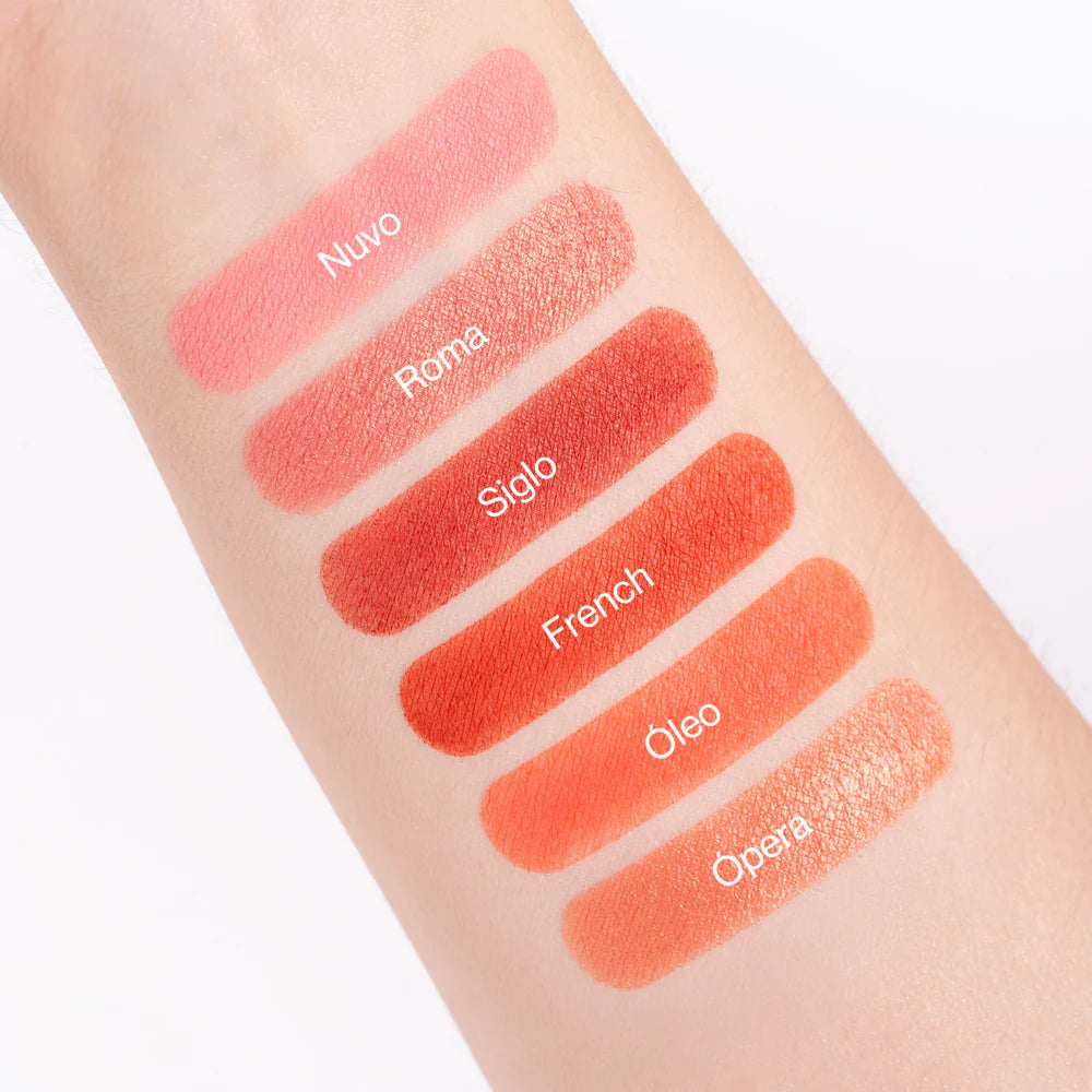 Paleta De Rubores X6 Tonos Atemporal Atenea