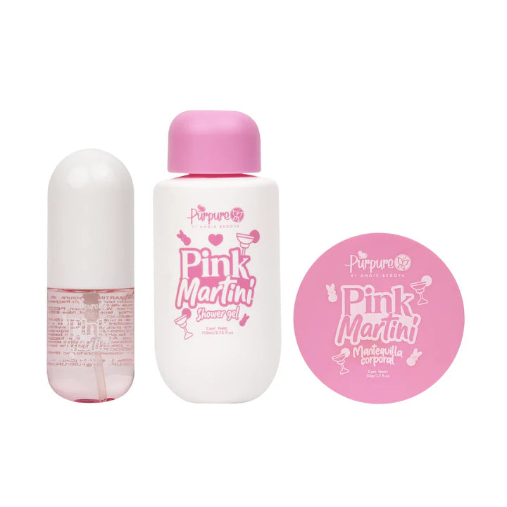 Kit Cartuchera Pink Martini Purpure X3 Productos