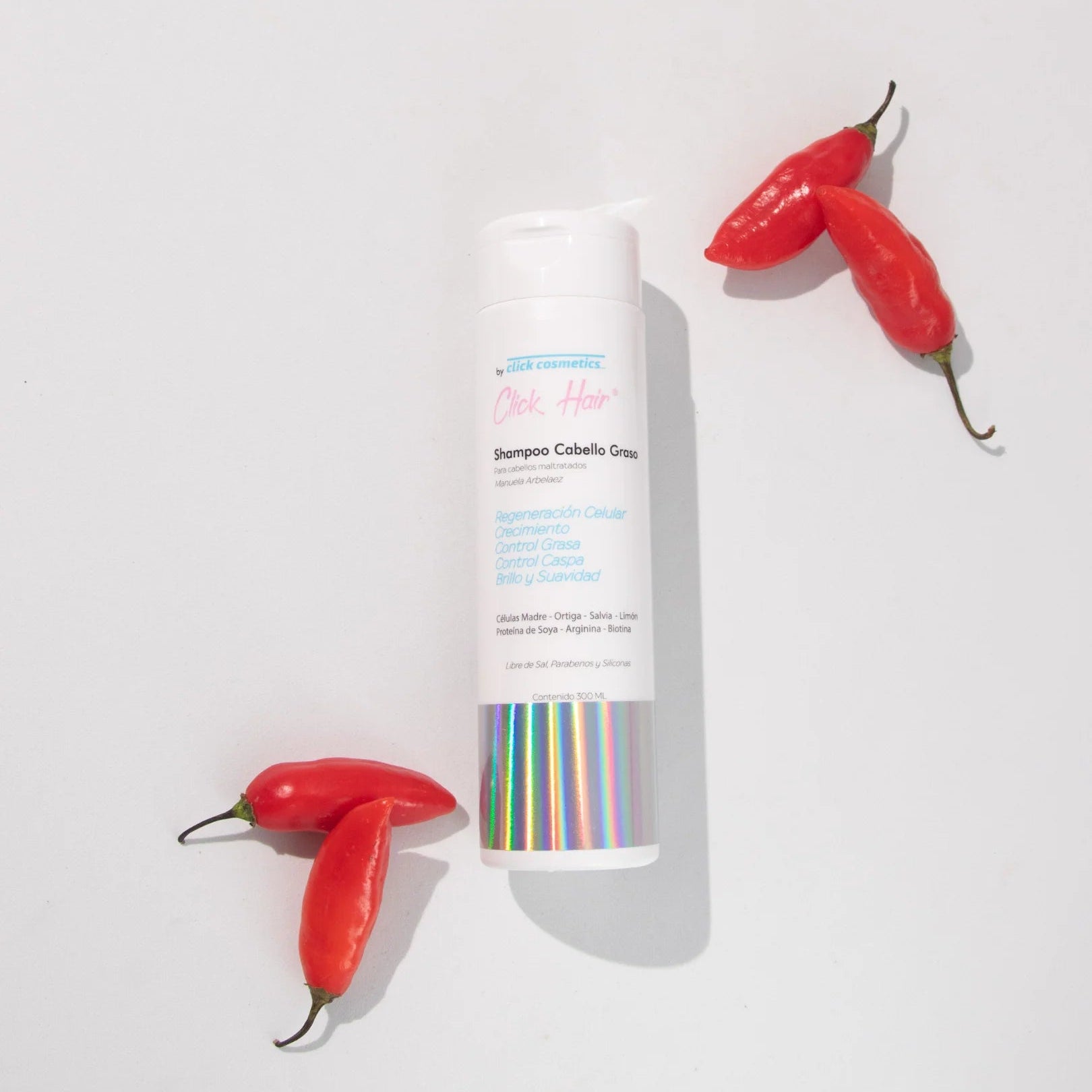 Shampoo De Aji Cabello Graso Click Hair *300ML*