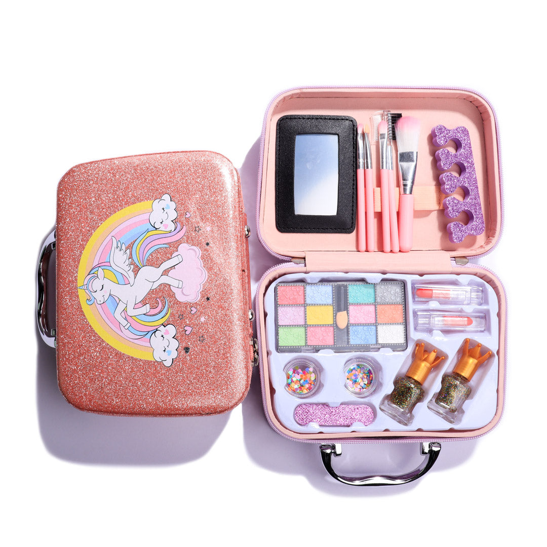 Maleta De maquillaje Para Niñas Unicornio