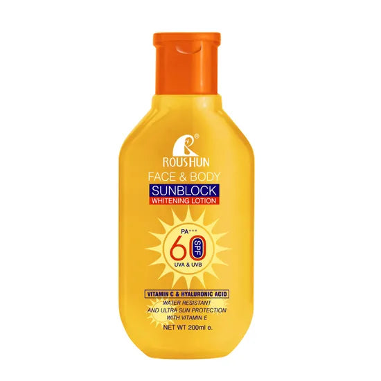 Protector Solar 60SPF Vit-C & Hialurònico 200ML ROUSHUN