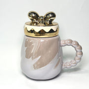 Mug Cerámica Tapa Moño