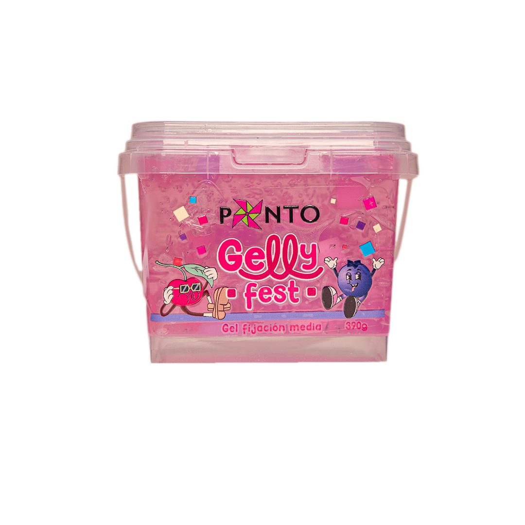 Ponto Gel  Gelly  Fest  *390GR* (Rosado) Fijación Media