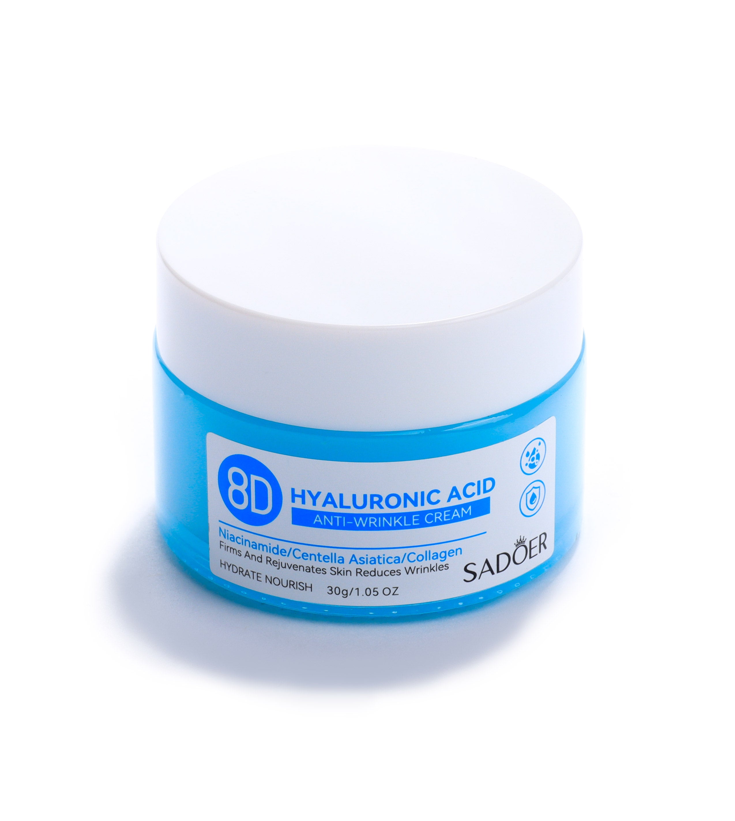 Crema Anti-Edad Acido Hyaluronico 8D SADOER  *30GR*