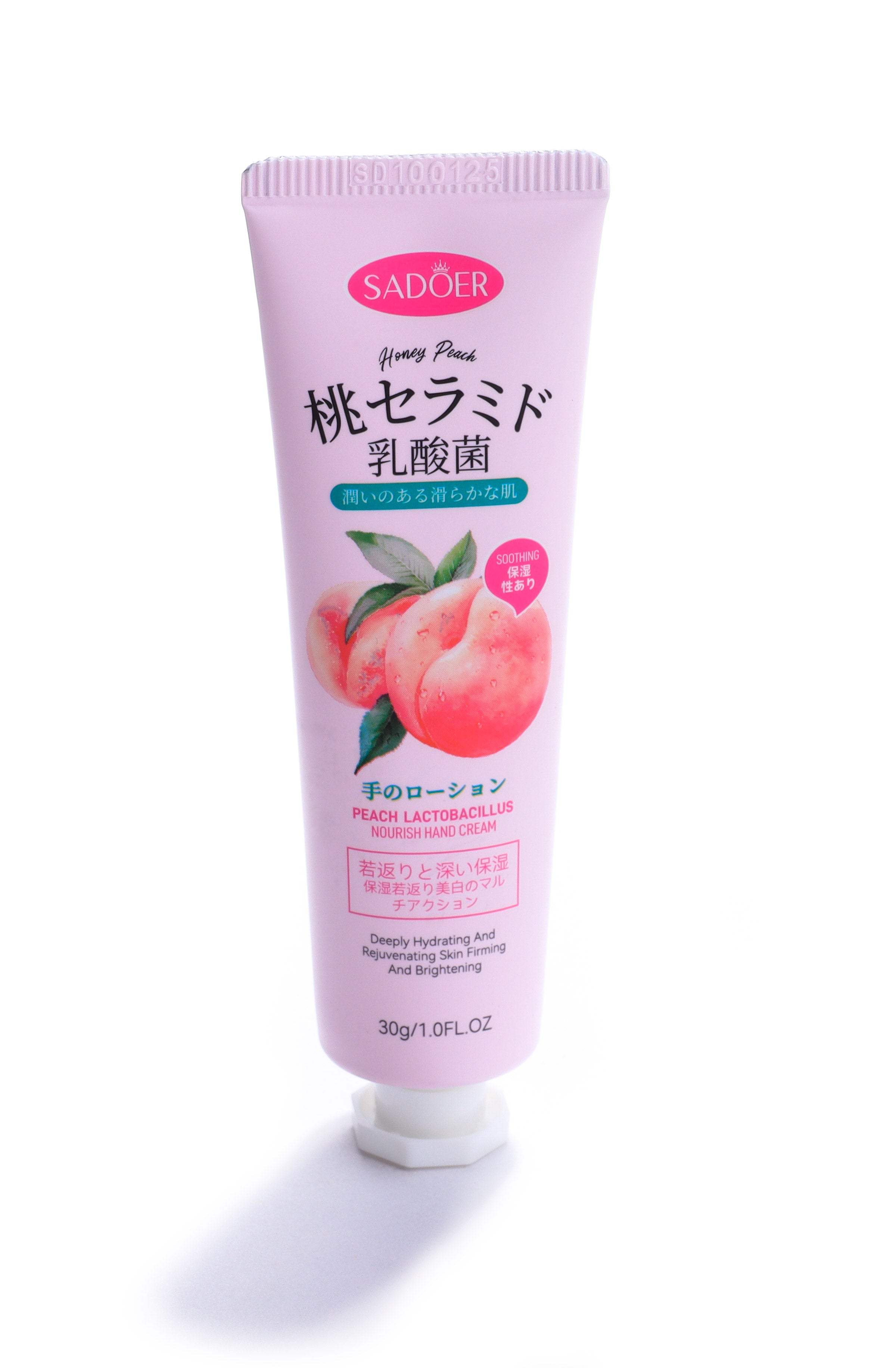 Crema De Manos Durazno SADOER  *30ML*