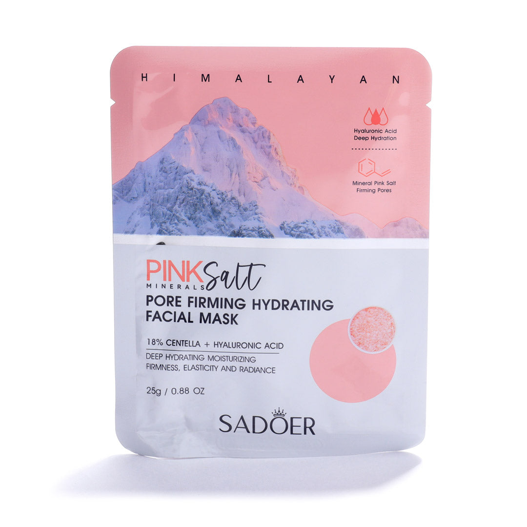 Mascarilla Facial En Velo Sal Rosa SADOER