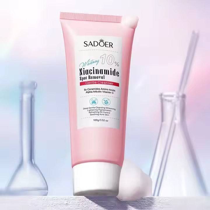 Jabón Facial Blanqueador Niacinamida SADOER  *100GR*