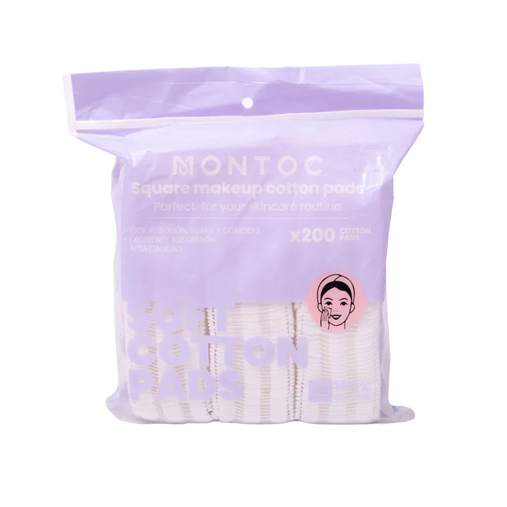 Soft Cotton Pads Montoc x200und