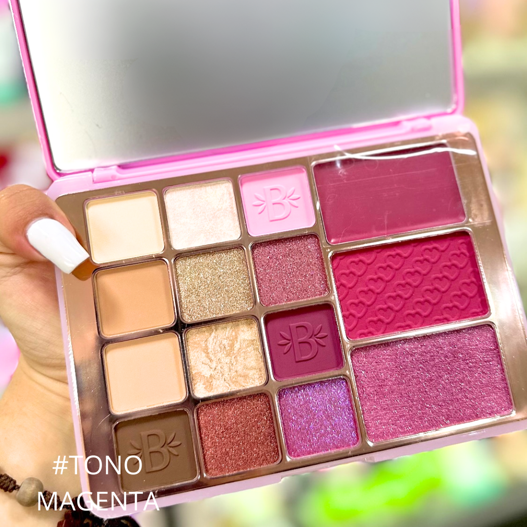 Paleta De Sombras Luxury Magenta Bloomshell