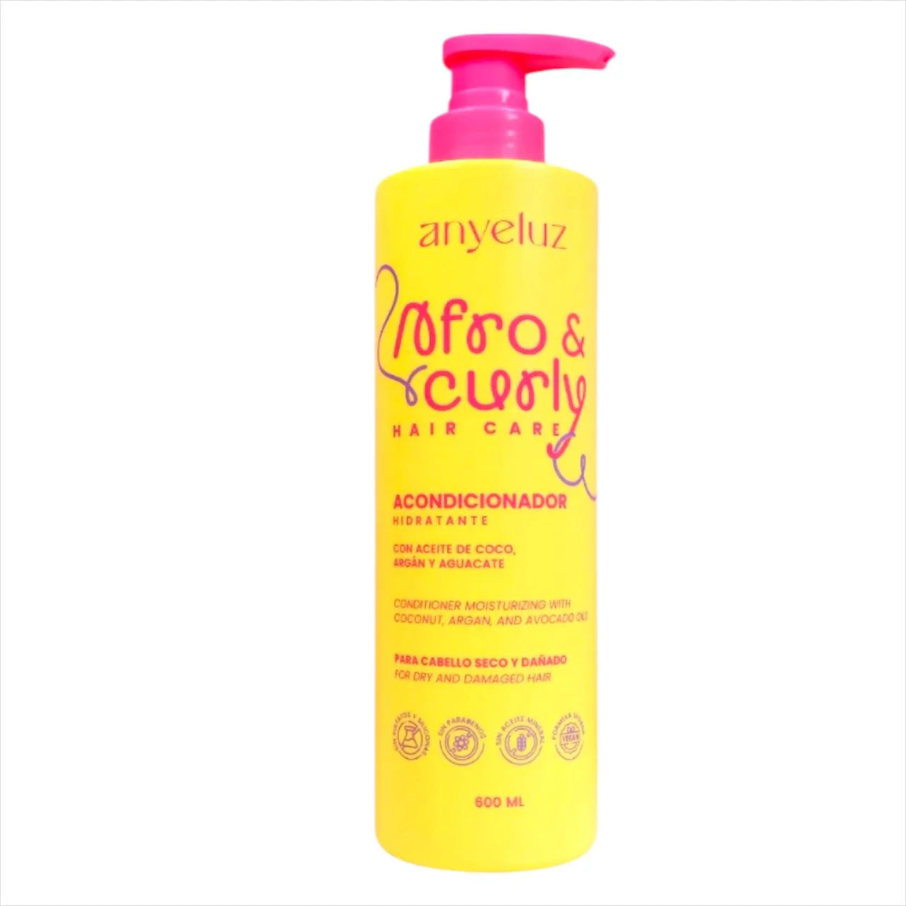 Acondicionador Afro Y Curly Anyeluz *600ML*
