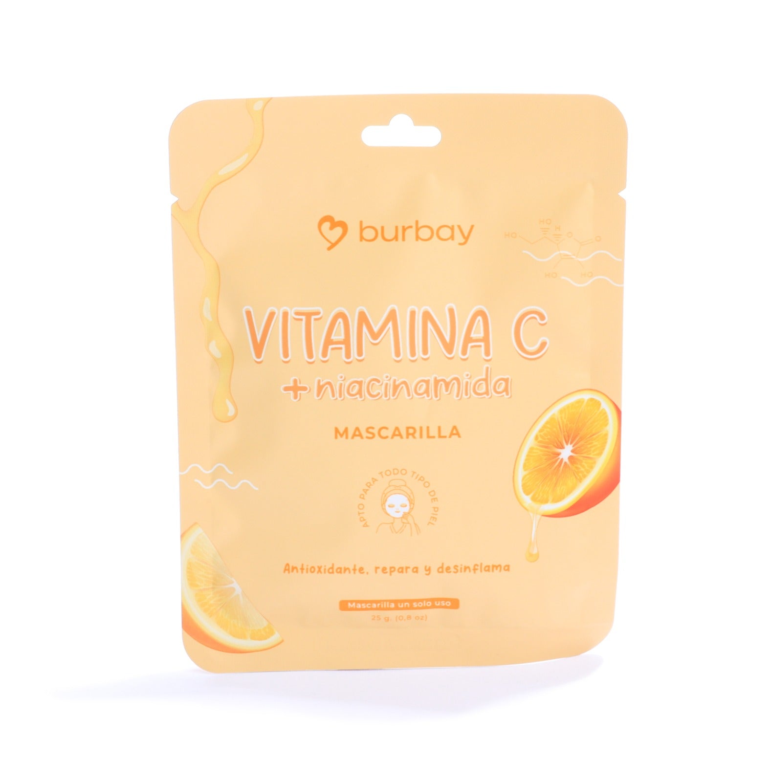 Mascarilla En Velo Burbay Vitamina C 25gr
