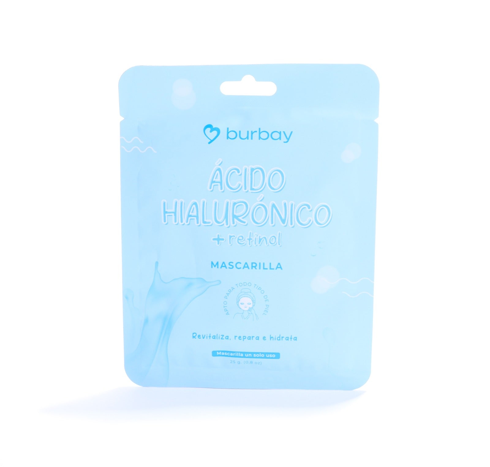Mascarilla En Velo Burbay Ácido Hialurónico 25gr