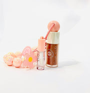 Llavero Duo Nude + Mini Gloss Hidratante Bloomshell