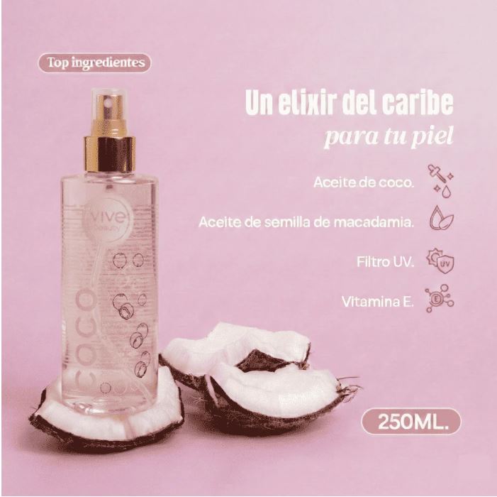 Aceite Corporal Vive Beauty Coco *250ML*