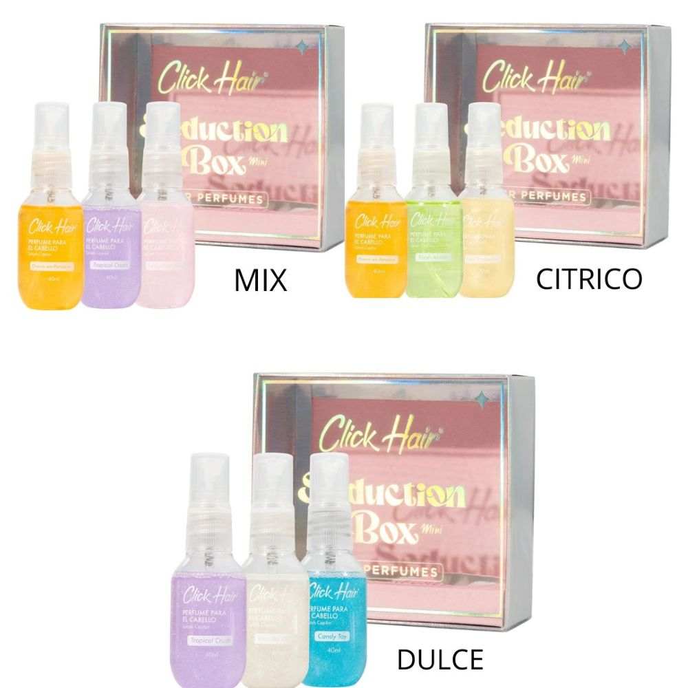 Set De Mini Perfume Capilar Click Hair