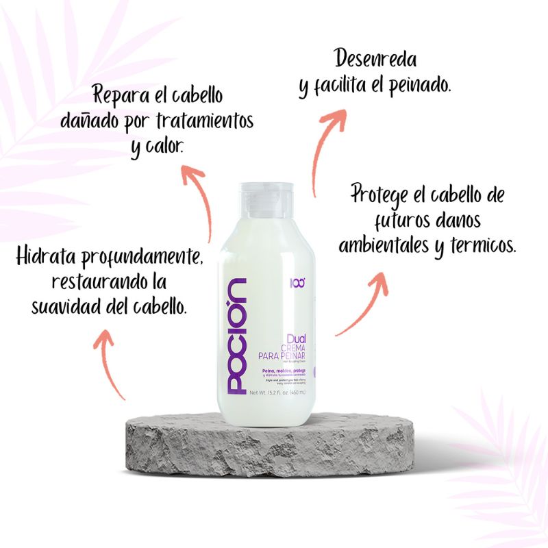 Crema Para Peinar Dual Pocion *450ML*
