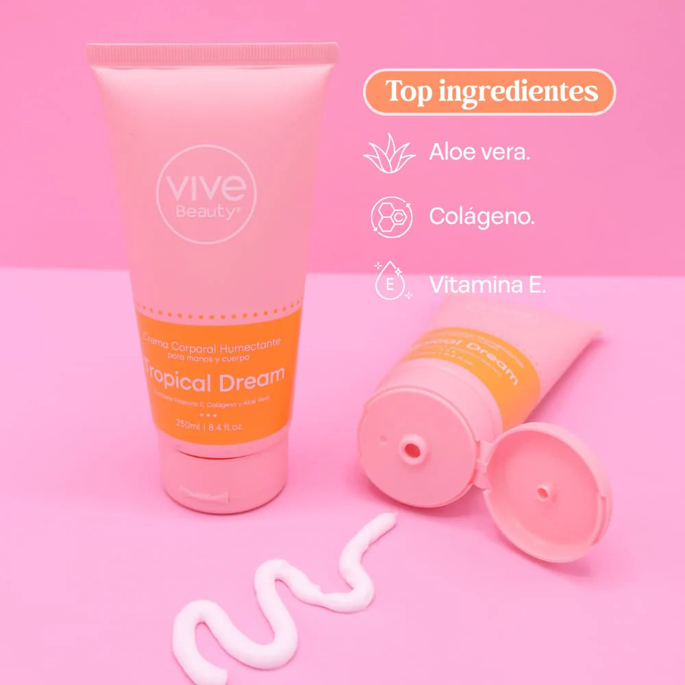 Crema Corporal Humectante Tropical Dream Vive Beauty *200gr*