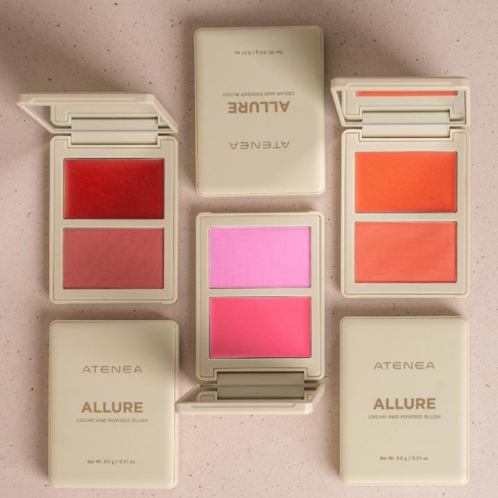 Duo De Rubor En Crema y Compacto Atenea