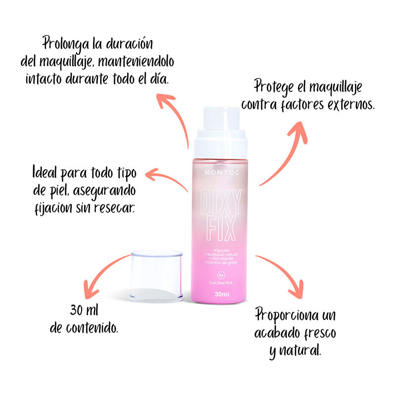 Fijador De Maquillaje Montoc Dixy Fix *30ML*