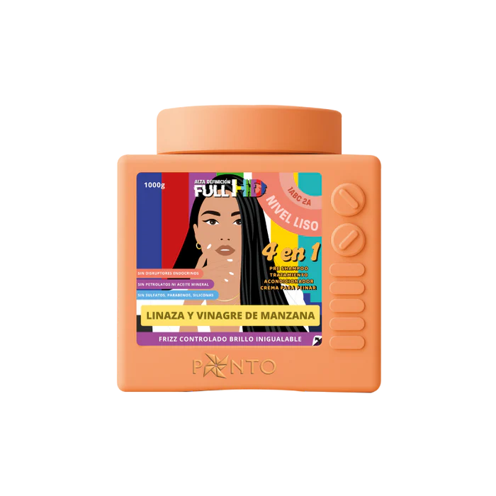 Tratamiento Ponto Full HD 4En1 NIVEL LISO (linaza y vinagre de manaza) *1000GR*
