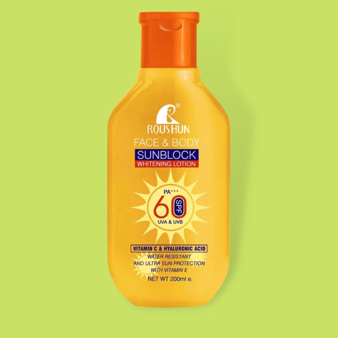 Protector Solar 60SPF Vit-C & Hialurònico 200ML ROUSHUN