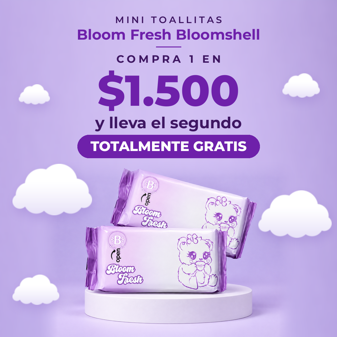 2x1 Mini Toallitas Bloom Fresh Bloomshell