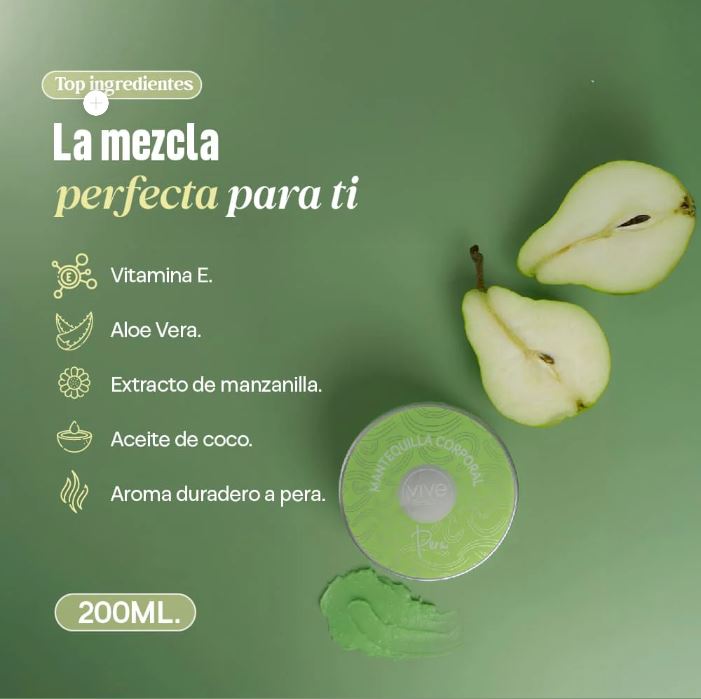 Mantequilla Corporal Vive Beauty Pera *200ML*