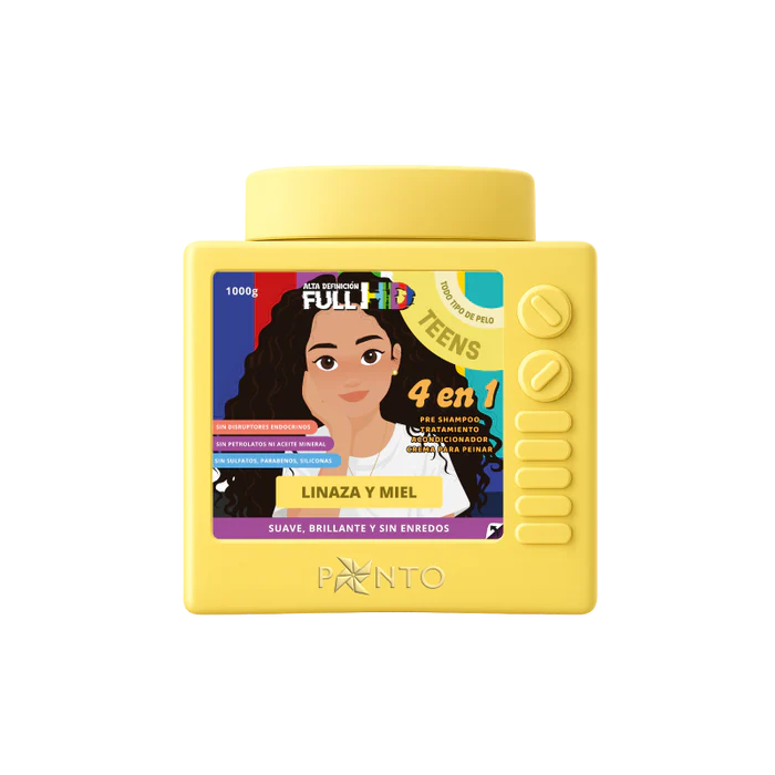 Tratamiento Ponto Full HD 4En1 TEENS (linaza y miel) *1000GR*
